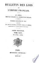 Bulletin des lois de la République Française