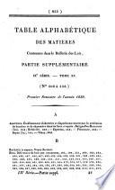 Bulletin des lois de la République Française