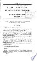 Bulletin des lois de la République française