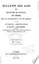 Bulletin des lois de la République française