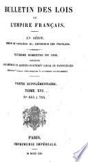 Bulletin des lois de la République française