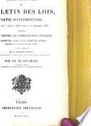 Bulletin des lois de la République française