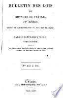 Bulletin des lois de la République française