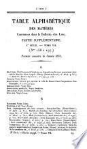 Bulletin des lois de la République Française
