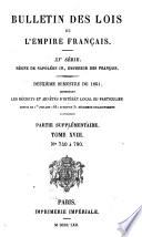 Bulletin des lois de la République française