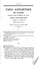 Bulletin des lois de la Republique Francaise