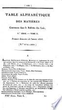 Bulletin des lois de la Republique Francaise
