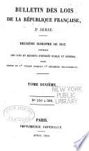 Bulletin des lois de la République française
