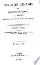 Bulletin des lois de la République française