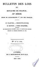 Bulletin des lois de la République française