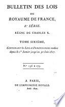 Bulletin des lois de la République Française