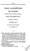 Bulletin des lois de la République Française