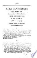 Bulletin des lois de la République Française