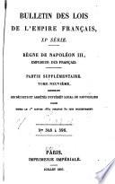 Bulletin des lois de la République française