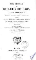 Bulletin des lois de la Republique Francaise