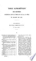 Bulletin des lois de la Republique Francaise
