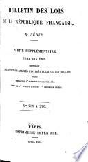 Bulletin des lois de la République française