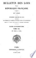 Bulletin des lois de la République française