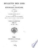 Bulletin des lois de la République Française