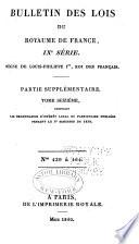 Bulletin des lois de la République française