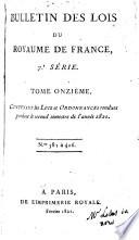 Bulletin des lois de la République française