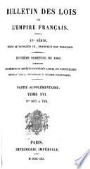 Bulletin des lois de la République française