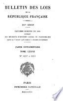 Bulletin des lois de la République française