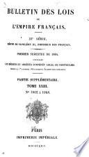 Bulletin des lois de la République française
