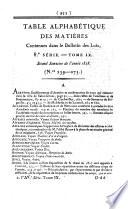 Bulletin des lois de la République Française