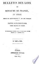 Bulletin des lois de la République française