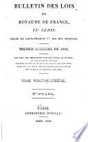 Bulletin des lois de la République française