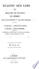 Bulletin des lois de la République française