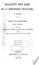 Bulletin des lois de la République française