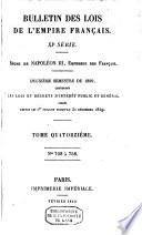 Bulletin des lois de la République Française