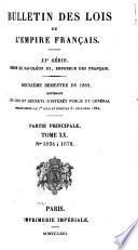 Bulletin des lois de la République française