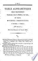 Bulletin des lois de la Republique Francaise