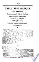 Bulletin des lois de la République Française