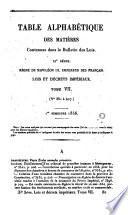 Bulletin des lois de la République Française