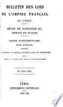 Bulletin des lois de la République française
