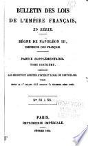 Bulletin des lois de la République française