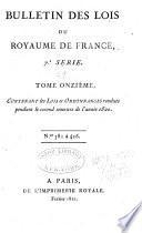 Bulletin des lois de la République française