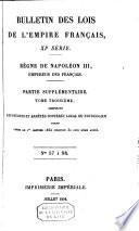 Bulletin des lois de la République Française