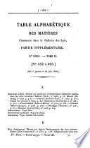 Bulletin des lois de la République Française