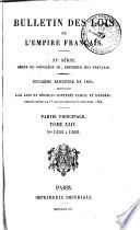Bulletin des lois de la République franc̜aise