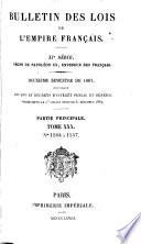 Bulletin des lois de la République franc̜aise
