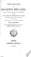 Bulletin des lois de la République franc̜aise