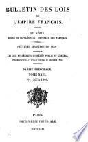 Bulletin des lois de la République franc̜aise