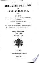 Bulletin des lois de la République franc̜aise