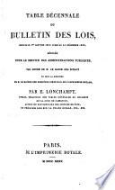Bulletin des lois de la République franc̜aise
