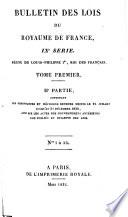 Bulletin des lois de la République franc̜aise